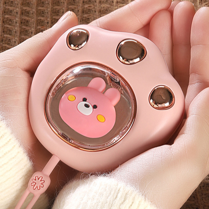 Electric Portable Hand Warmer 2400Mah Usb Charge Power Bank Pocket Hand Warmer Digital Display Multi-Function Pocket Winter New