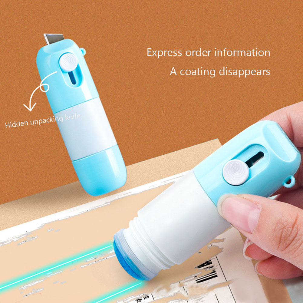 Thermal Paper Corrector Data Protection Fluid Important Privacy Protection Correction Fluid Portable Courier Invoice Alter Tool