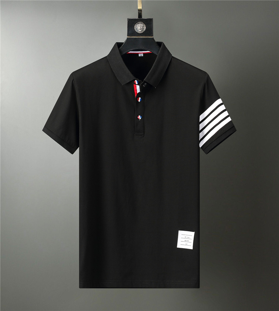   Men Summer solid Polo Shirt Short Sleeve Slim Fit Polos  Streetwear Tops Men Shirts Office Casual Shirts 3XL