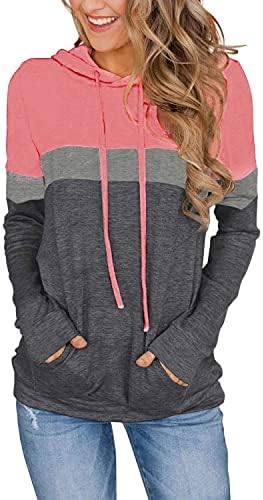 Womens Tops Ladies Tunics Casual Shirts Long Sleeve Hoodie Pullover Blouses Loose Fitting Tees Fashion Clothing Sweatshirts